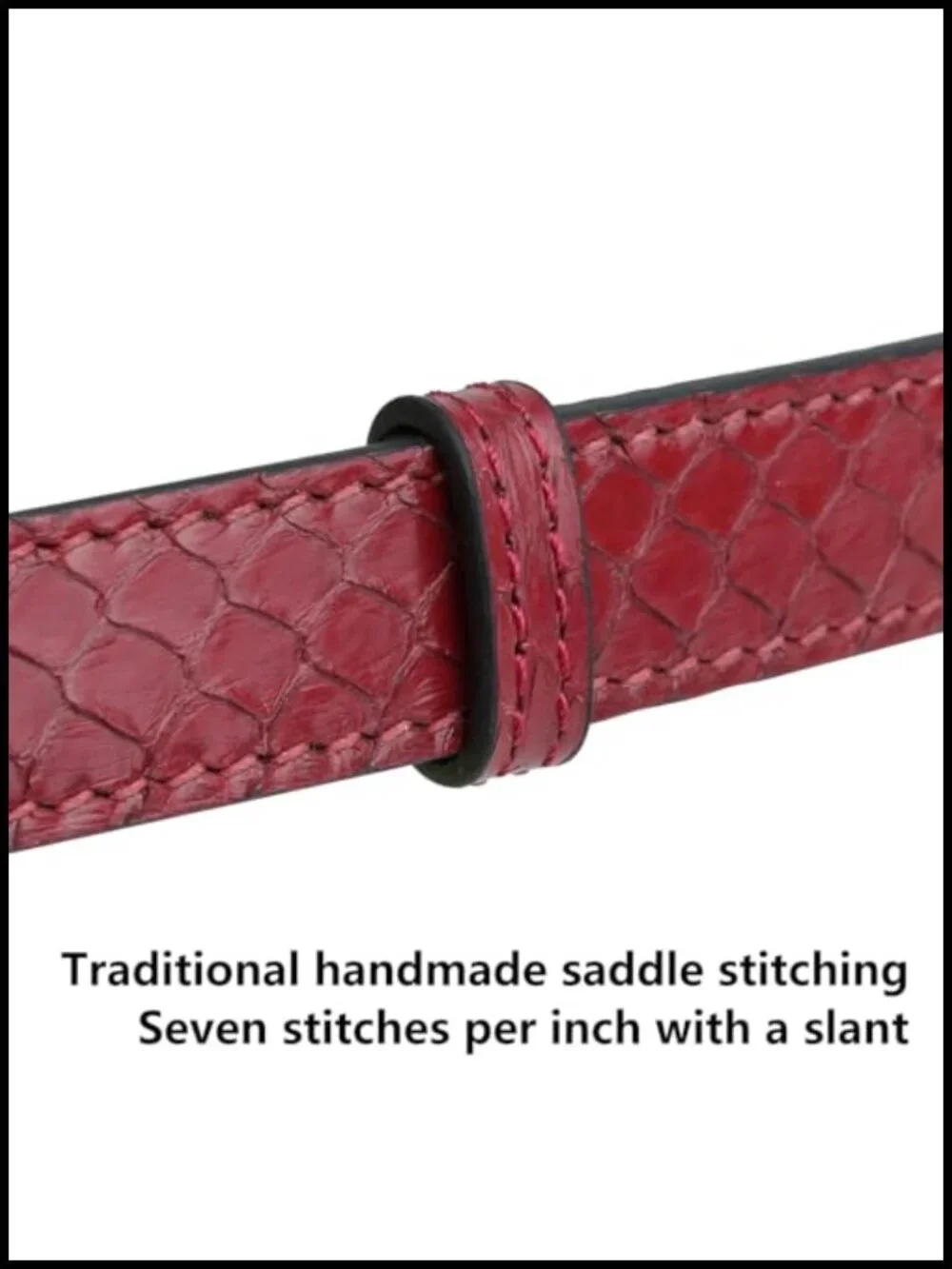 Luxury Italian Epsom Cowhide Skinny Leather Belt - Adjustable Alloy Turn Lock